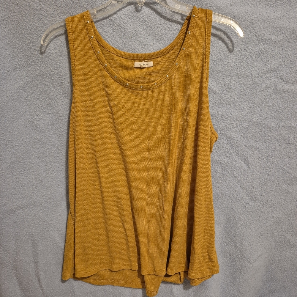Ribbed Margold A-Line Tank